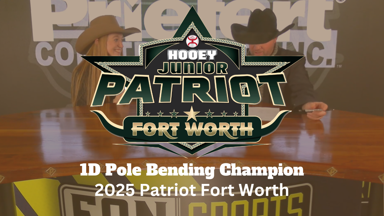 1D Pole Bending Champion | 2025 Patriot Fort Worth 