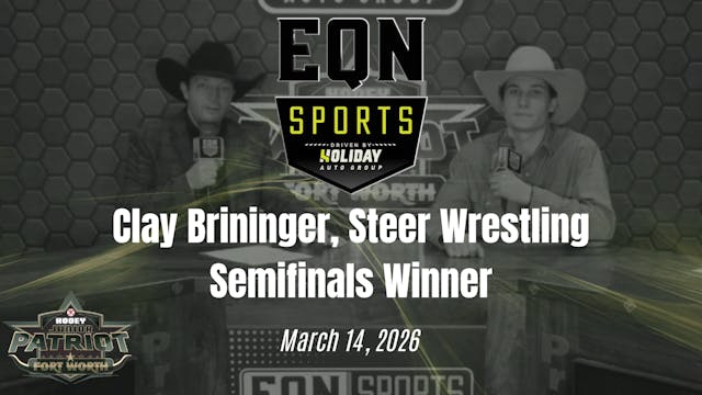 Clay Brininger, Steer Wrestling SF Wi...