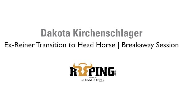 Ex-Reiner Transition to Head Horse | ...