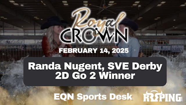 Randa Nugent, SVE Derby 2D Go 2 Winne...