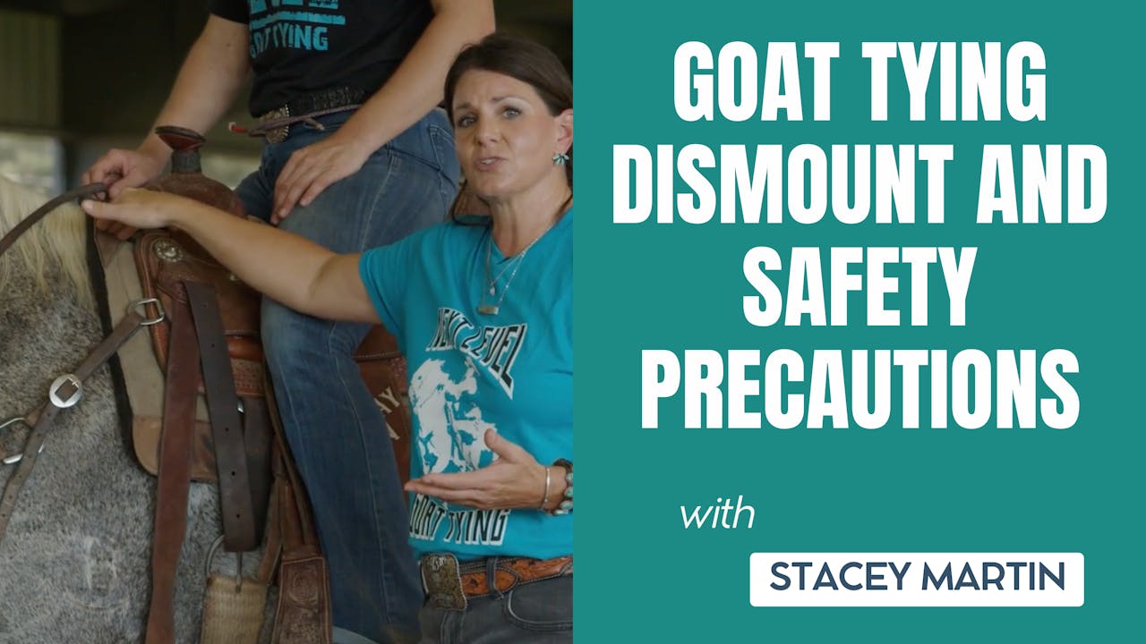 Goat Roping Pivot Design The Goat Tying Dismount and Safety Precautions - Roping․com