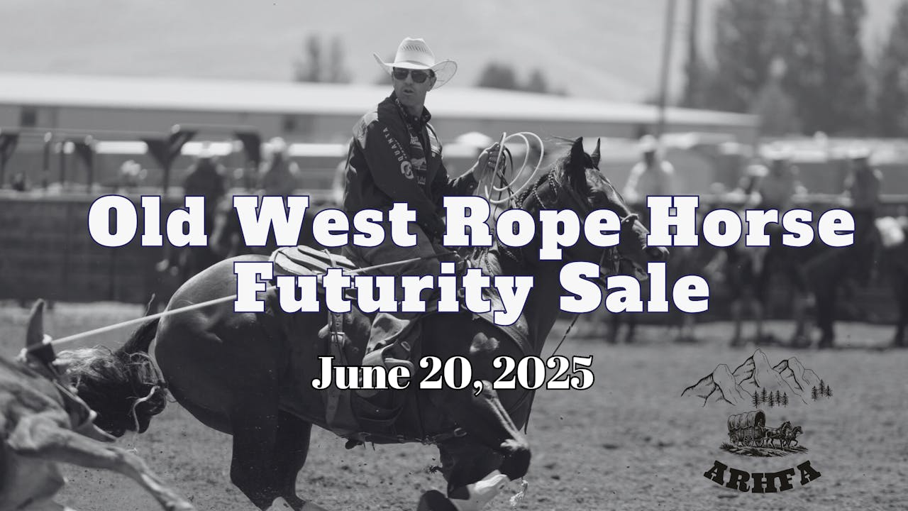 Old West Rope Horse Futurity Sale | June 20, 2025 - Roping․com