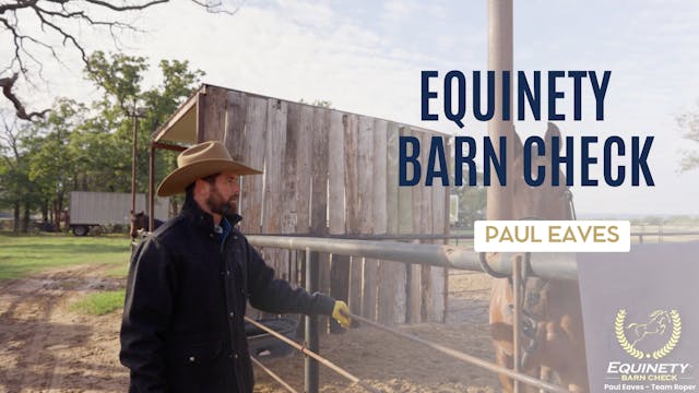 Paul Eaves Equinety Barn Check 