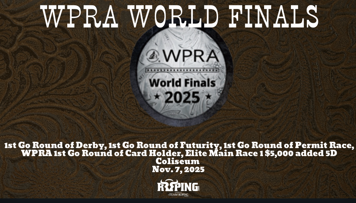 Barrel Racing Derby, Futurity, & More | WPRA Finals | November 7, 2025