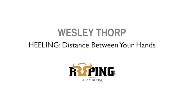 HEELING: Distance Between Your Hands