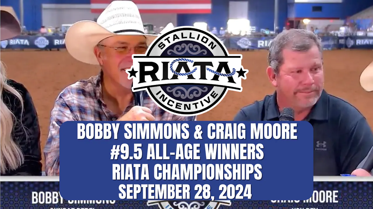 Bobby Simmons & Craig Moore, #9.5 All-Age Championship Winners | 9/28 ...
