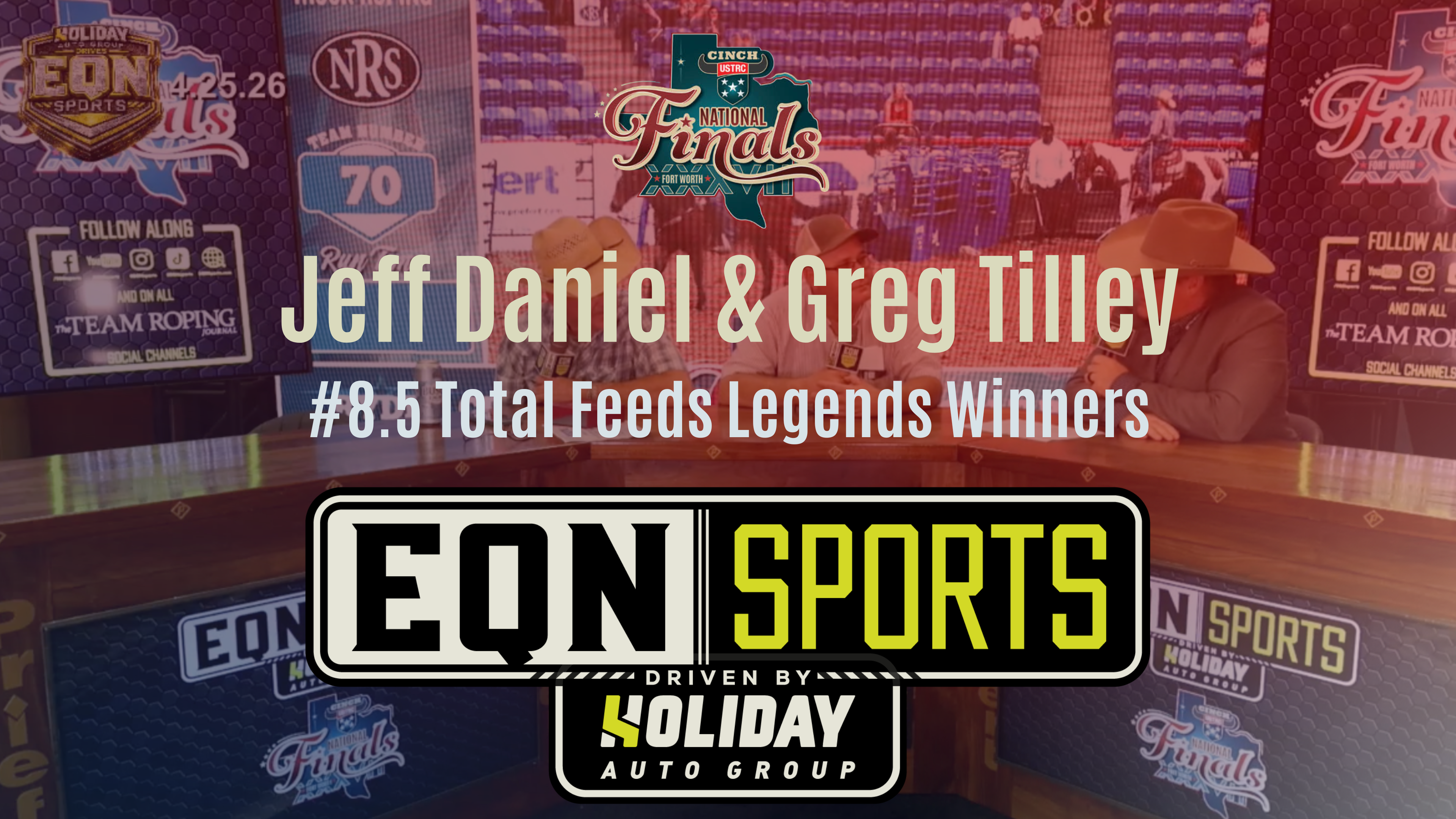 Jeff Daniel & Greg Tilley, 8.5 Legends Winners | USTRC Cinch NFTR | EQN Sports