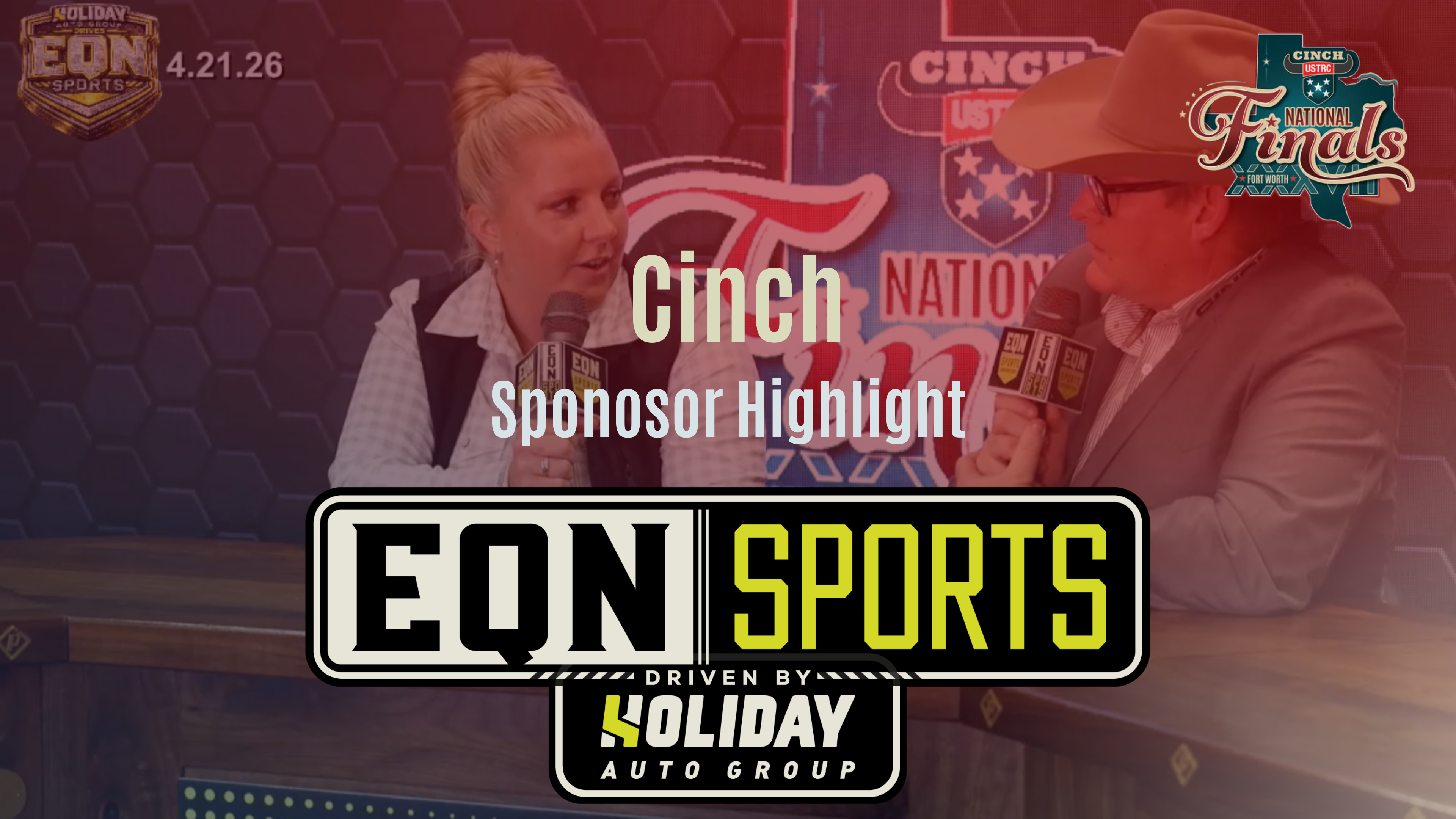 Cinch, Sponsor Highlight | USTRC Cinch NFTR | EQN Sports Desk | 4/21/26