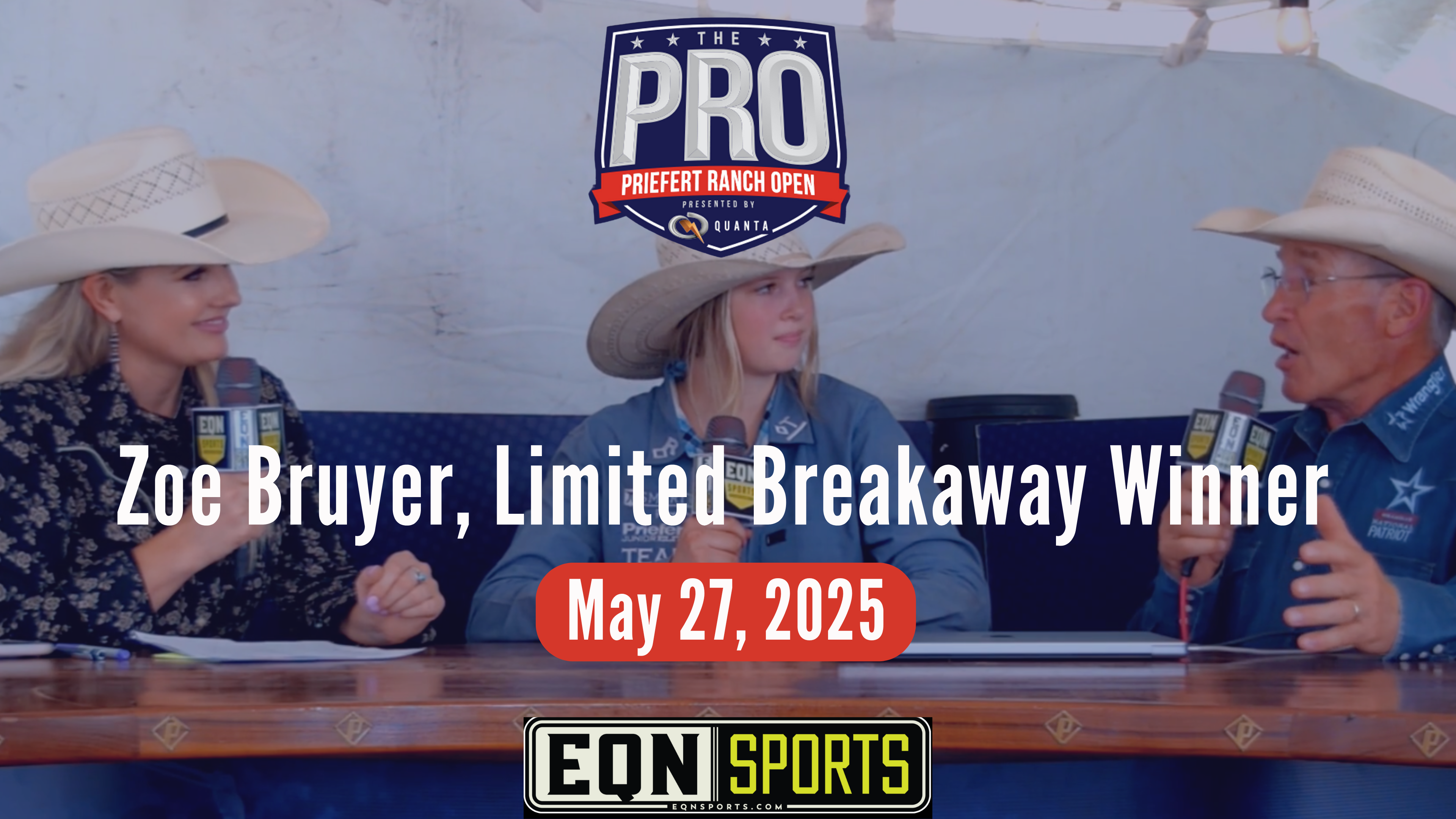 Zoe Bruyer, Limited Breakaway Winner |  The Priefert Ranch Open | May 27, 2025