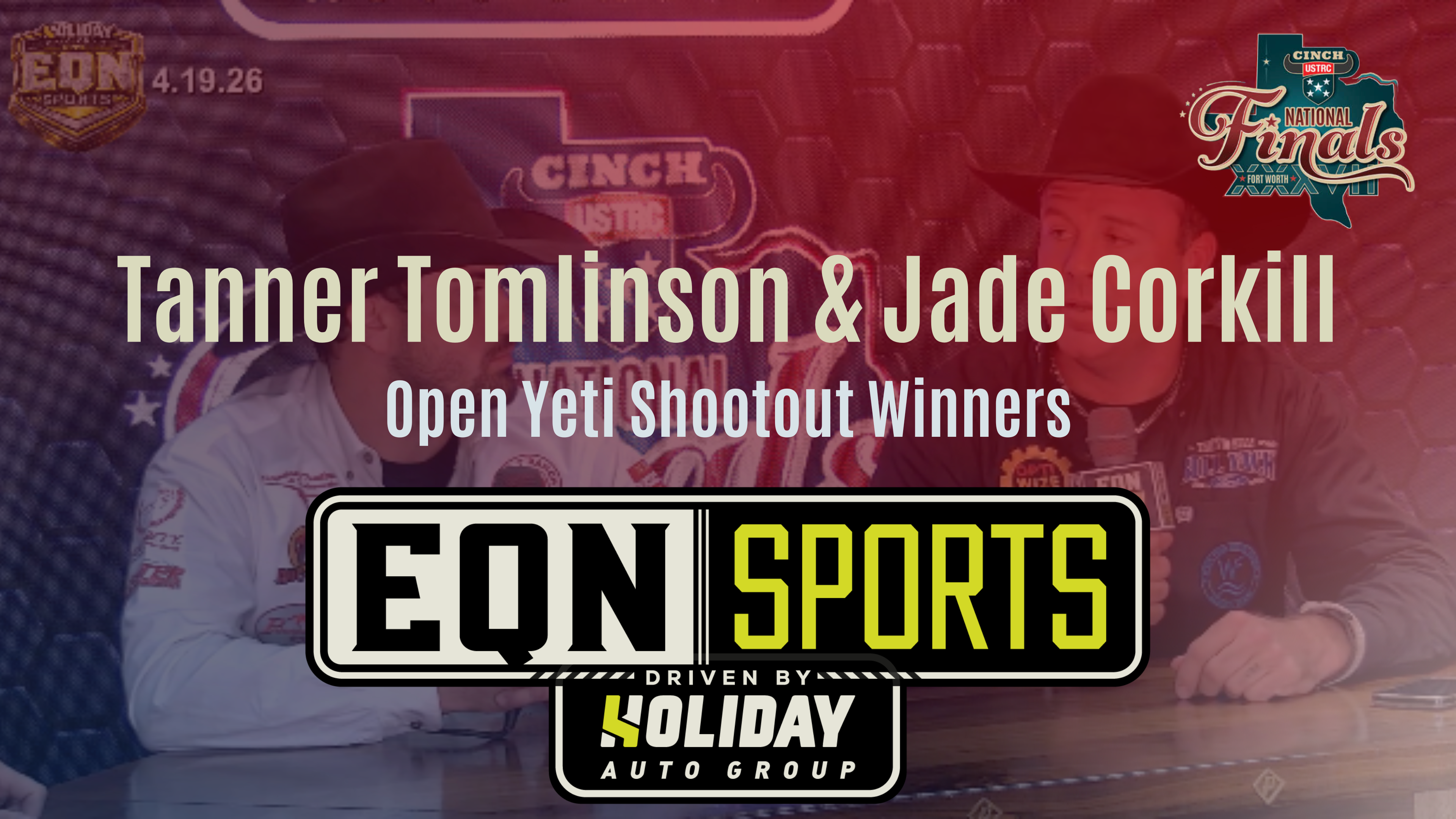 Tanner Tomlinson & Jade Corkill, Open Shootout Winners | USTRC Finals | 4/19/26