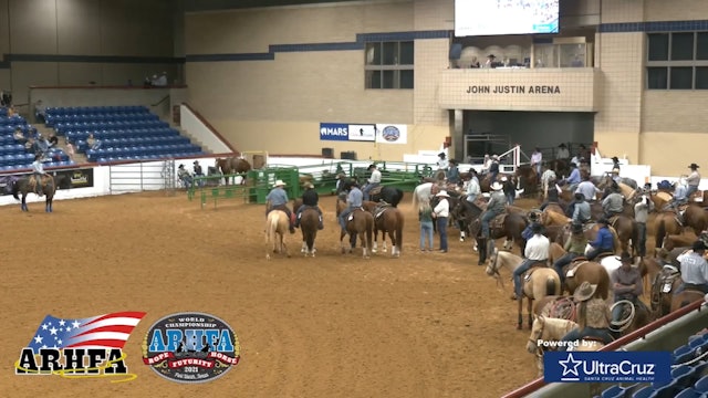 2021 ARHFA Futurity Non Pro Heeling Round 2