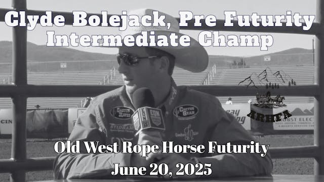 Clyde Bolejack, Pre Futurity Intermed...