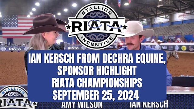 Ian Kersch from Dechra Equine, Sponso...