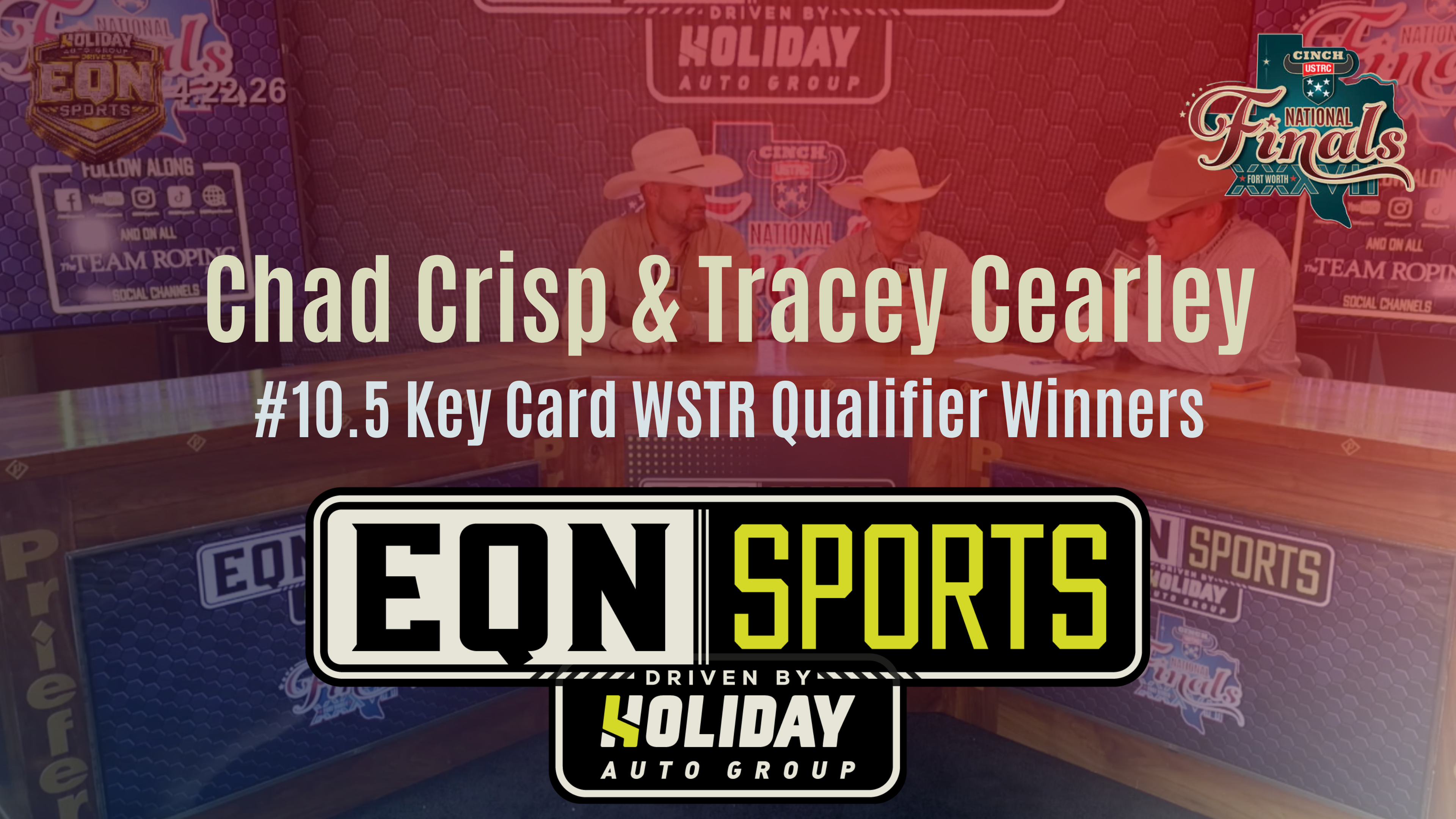 Chad Crisp & Tracey Cearley, 10.5 Key Card Winners | USTRC Finals | EQN Sports