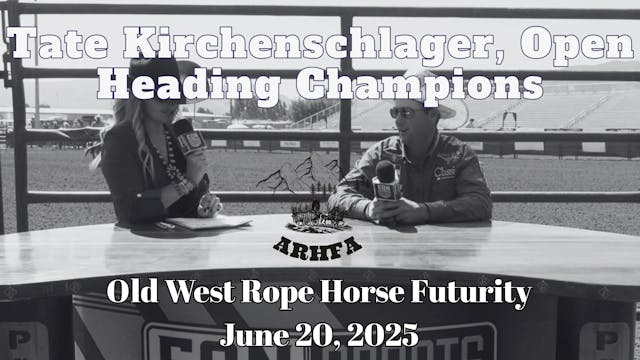 Tate Kirchenschlager, Open Heading Ch...