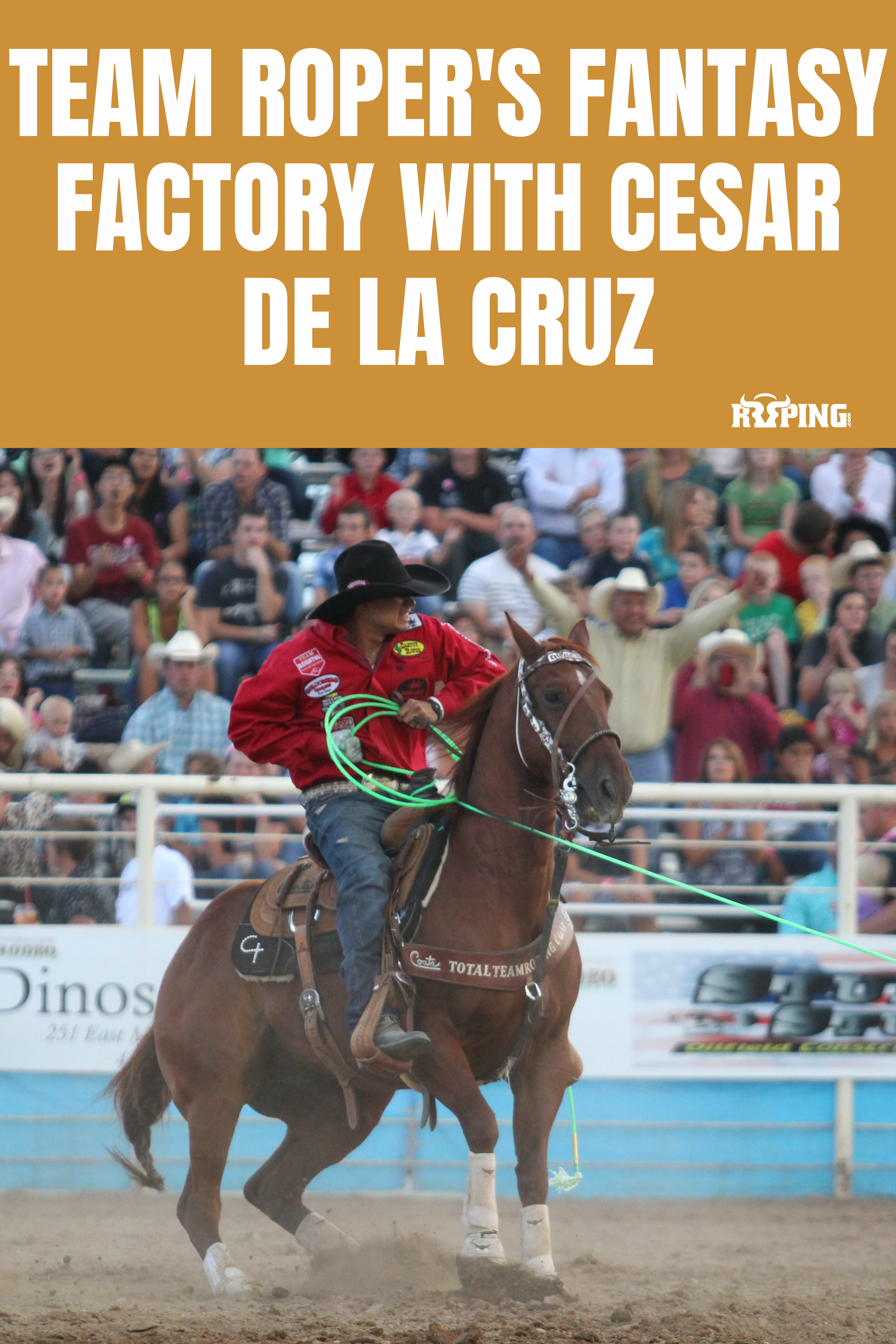 Team Roper's Fantasy Factory with Cesar de la Cruz