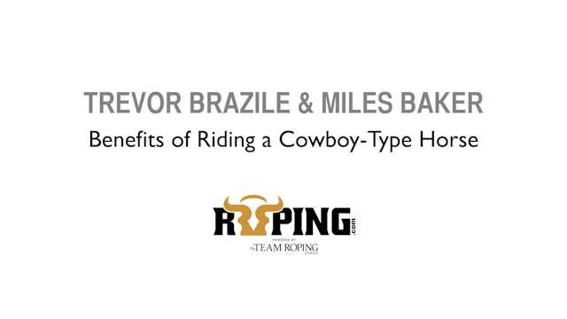 Benefits of Riding a Cowboy-Type Horse