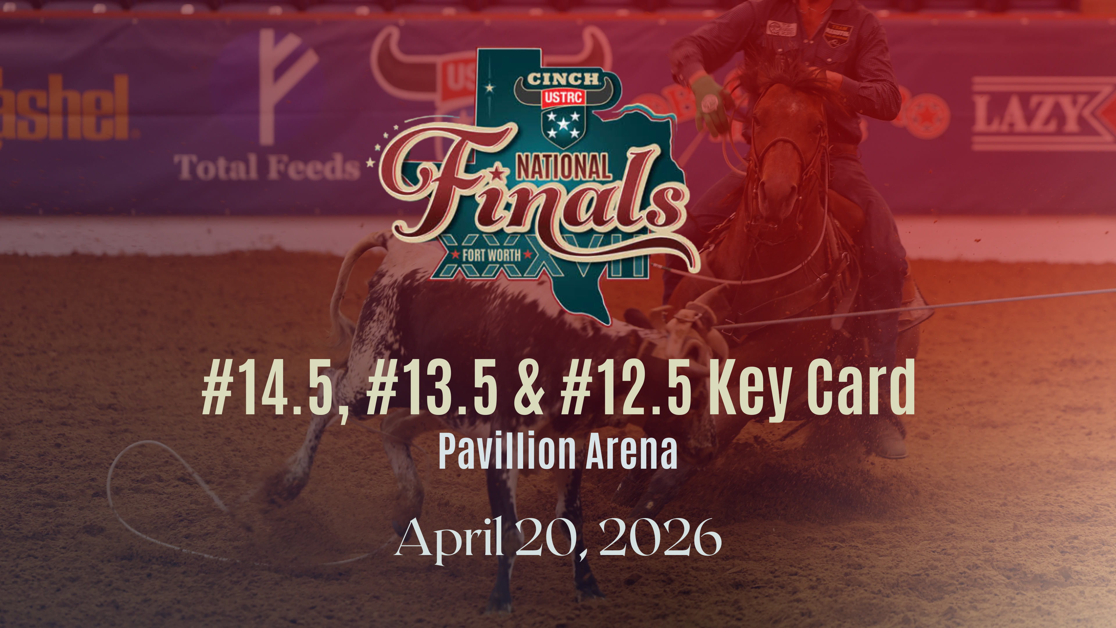 14.5, 13.5 & 12.5 Key Card | USTRC Cinch NFTR | Pavillion | 4/20/26