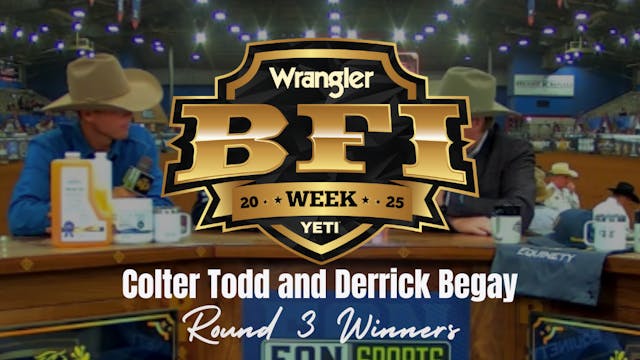 Colter Todd and Derrick Begay, Round ...