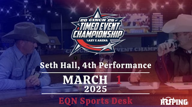 Seth Hall, 4th Performance | Cinch Ti...