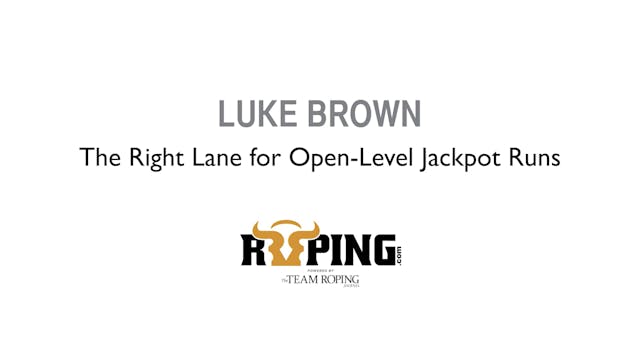 The Right Lane for Open-Level Jackpot...