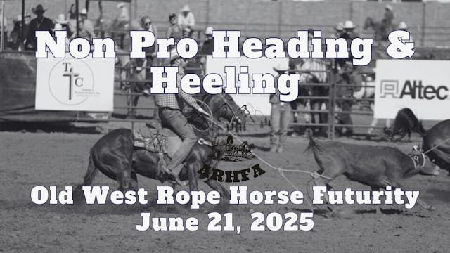 Non Pro Heading & Heeling | Old West ...
