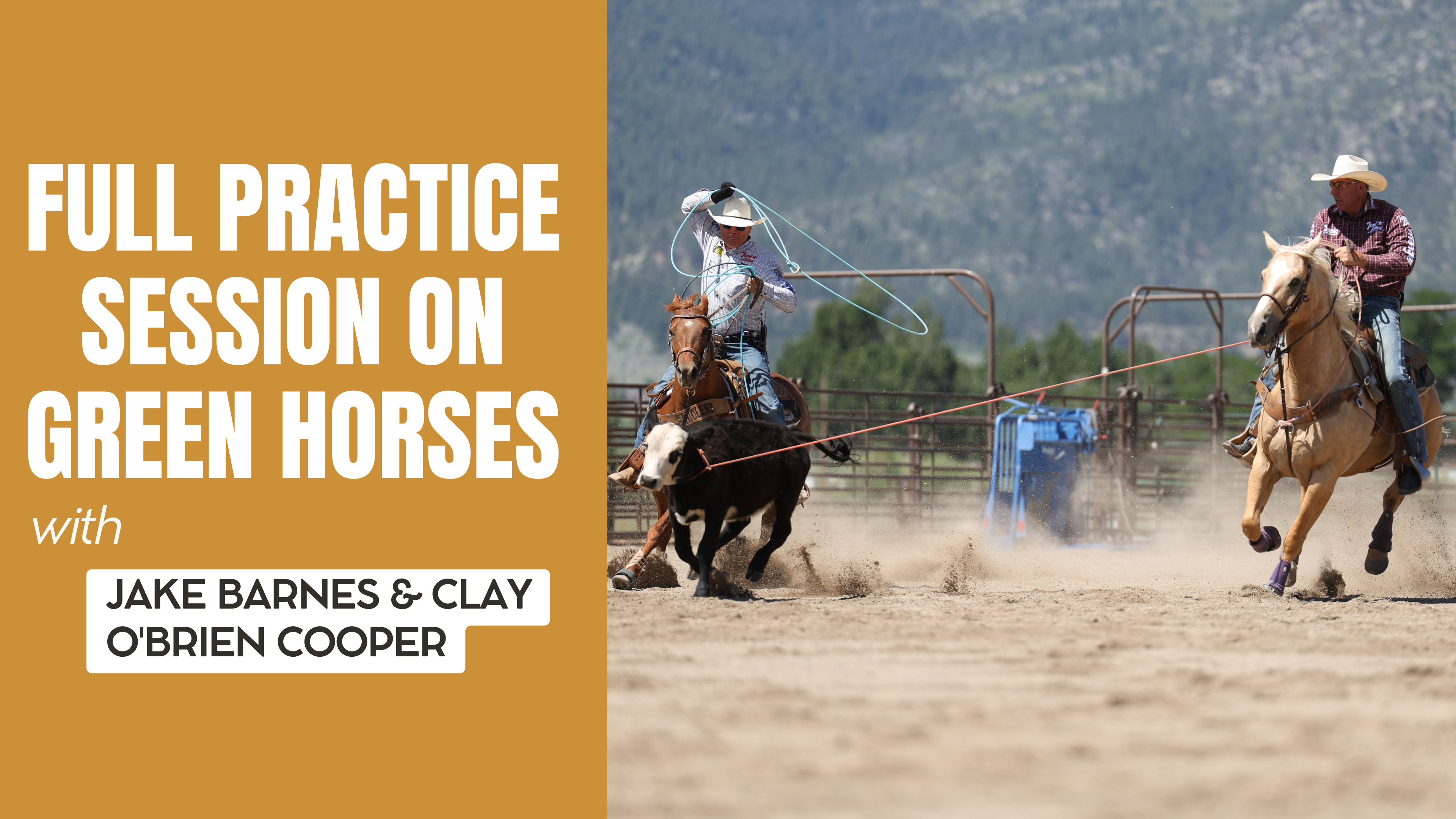 Full Practice Session on Green Horses: Jake Barnes and Clay O’Brien Cooper