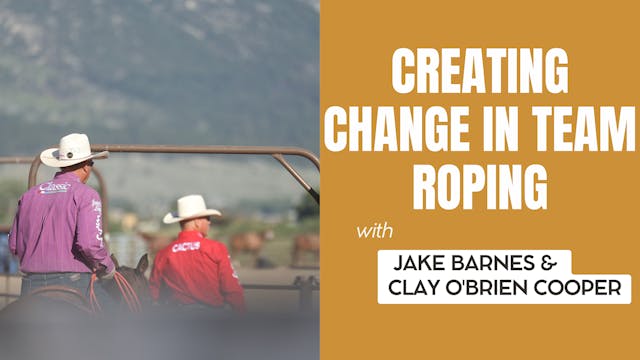 Creating Change in Team Roping