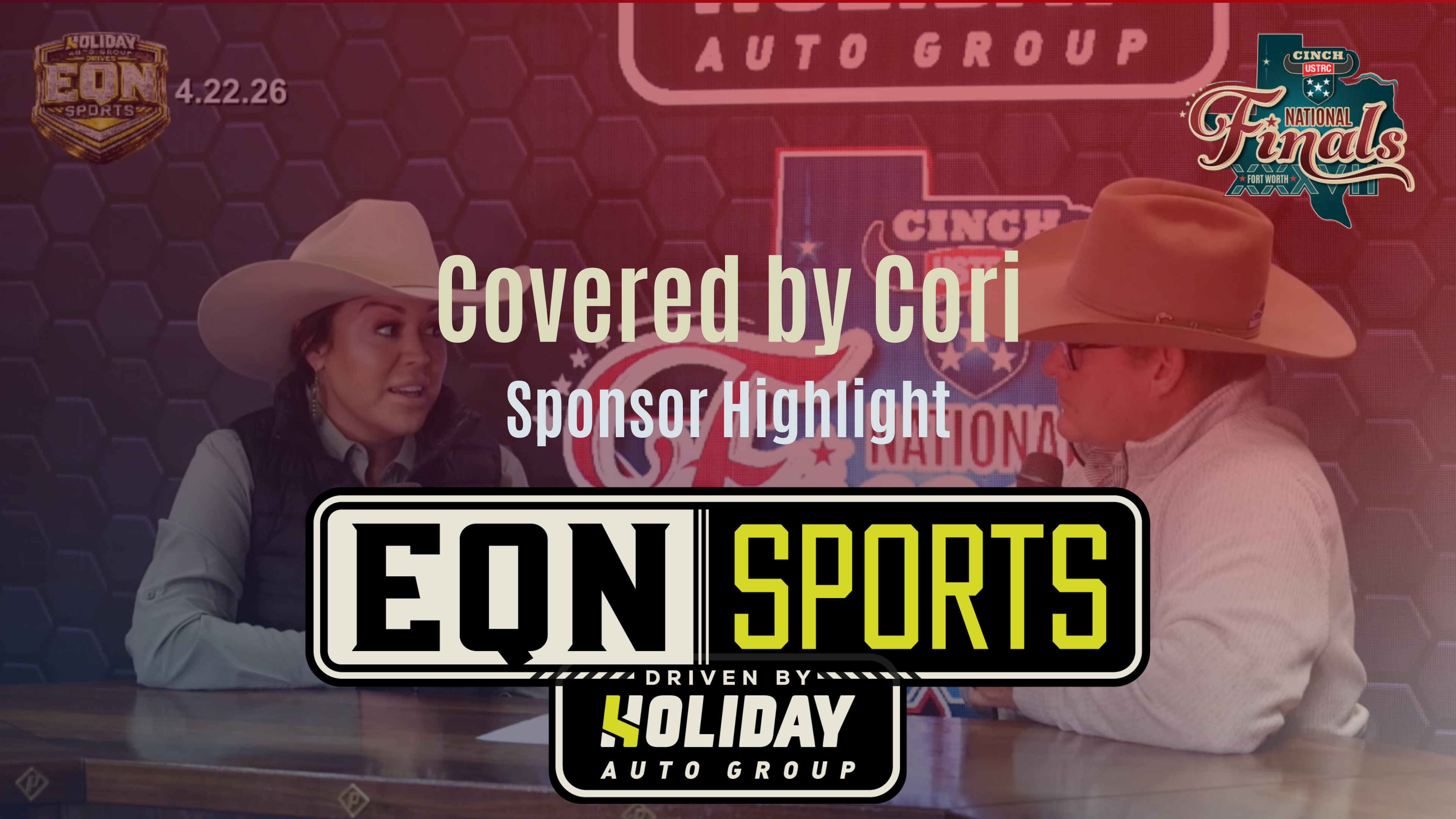 Covered by Cori, Sponsor Highlight | USTR Cinch CNFTR | EQN Sports | 4/22/26