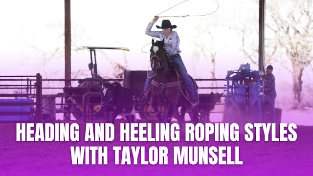 Heading and Heeling Roping Styles wit...