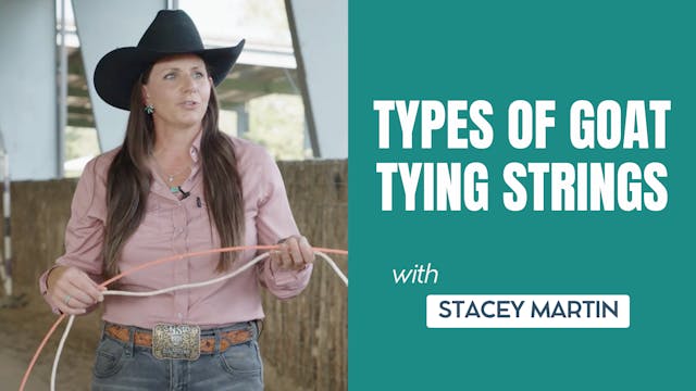 Types of Goat Tying Strings