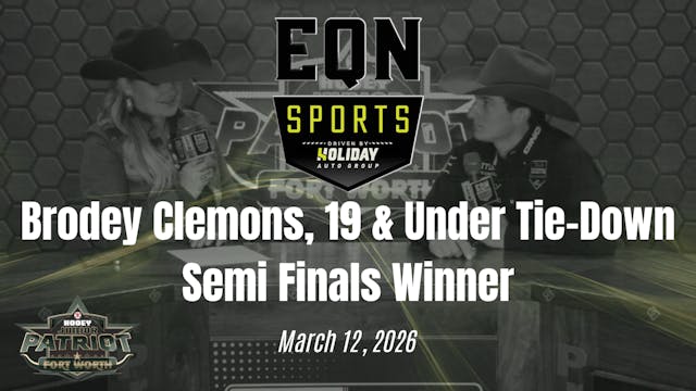 Brodey Clemons, 19U Tie-Down SF | EQN...