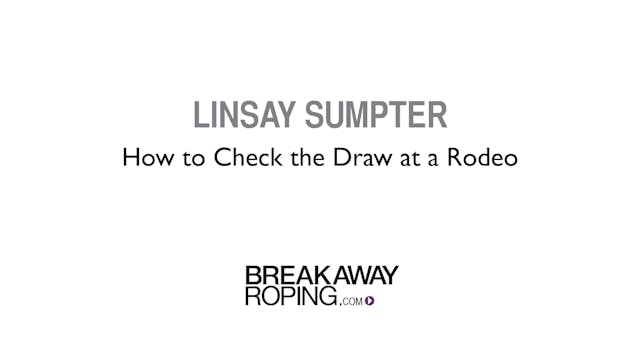 How to Check the Draw at a Rodeo