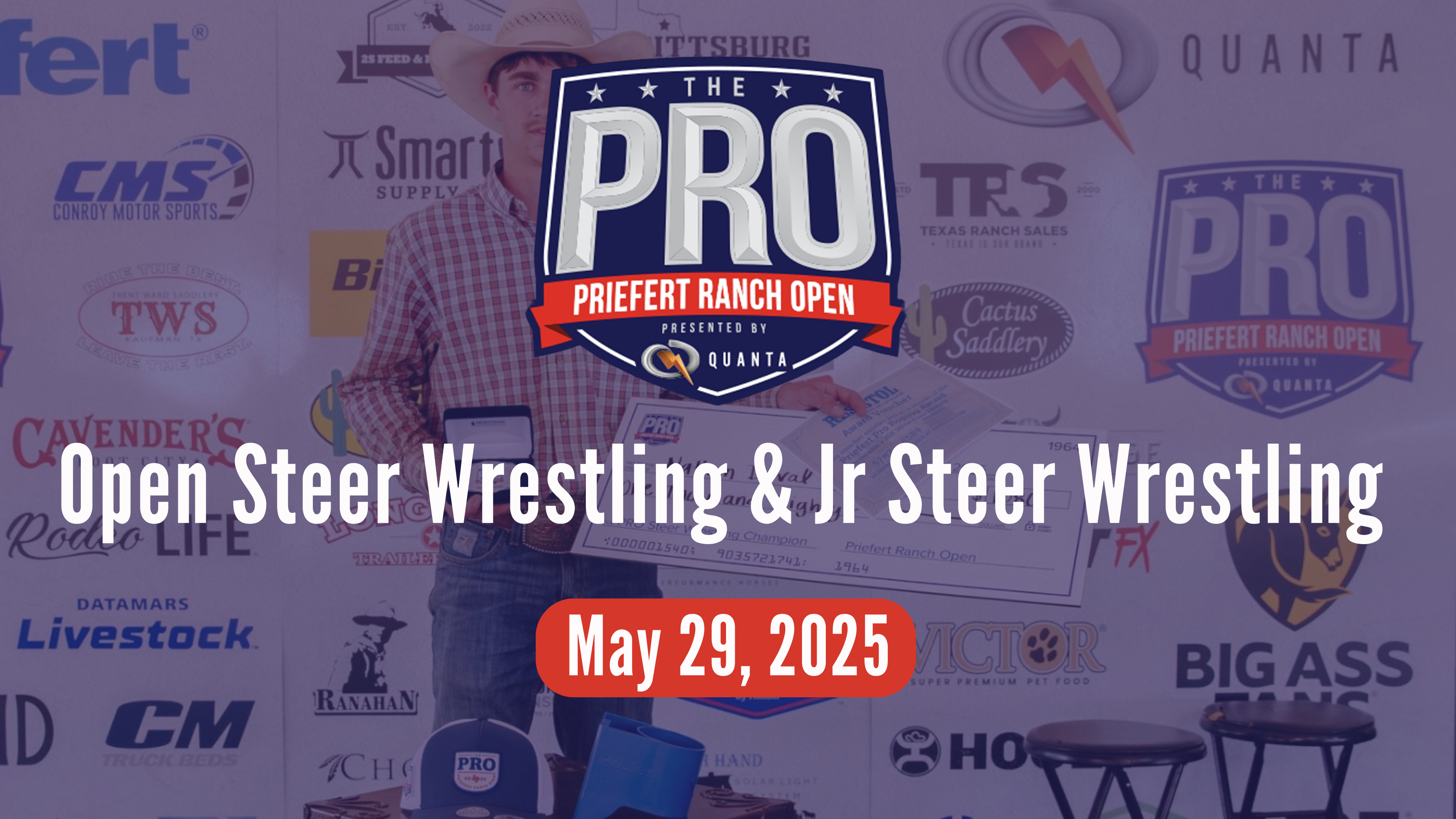 Open Steer Wrestling & Jr Steer Wrestling | The Priefert Ranch Open | 5/29/25