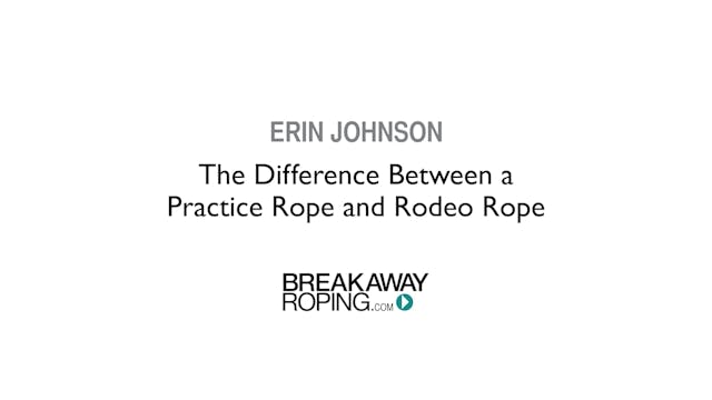 The Difference Between a Practice Rop...