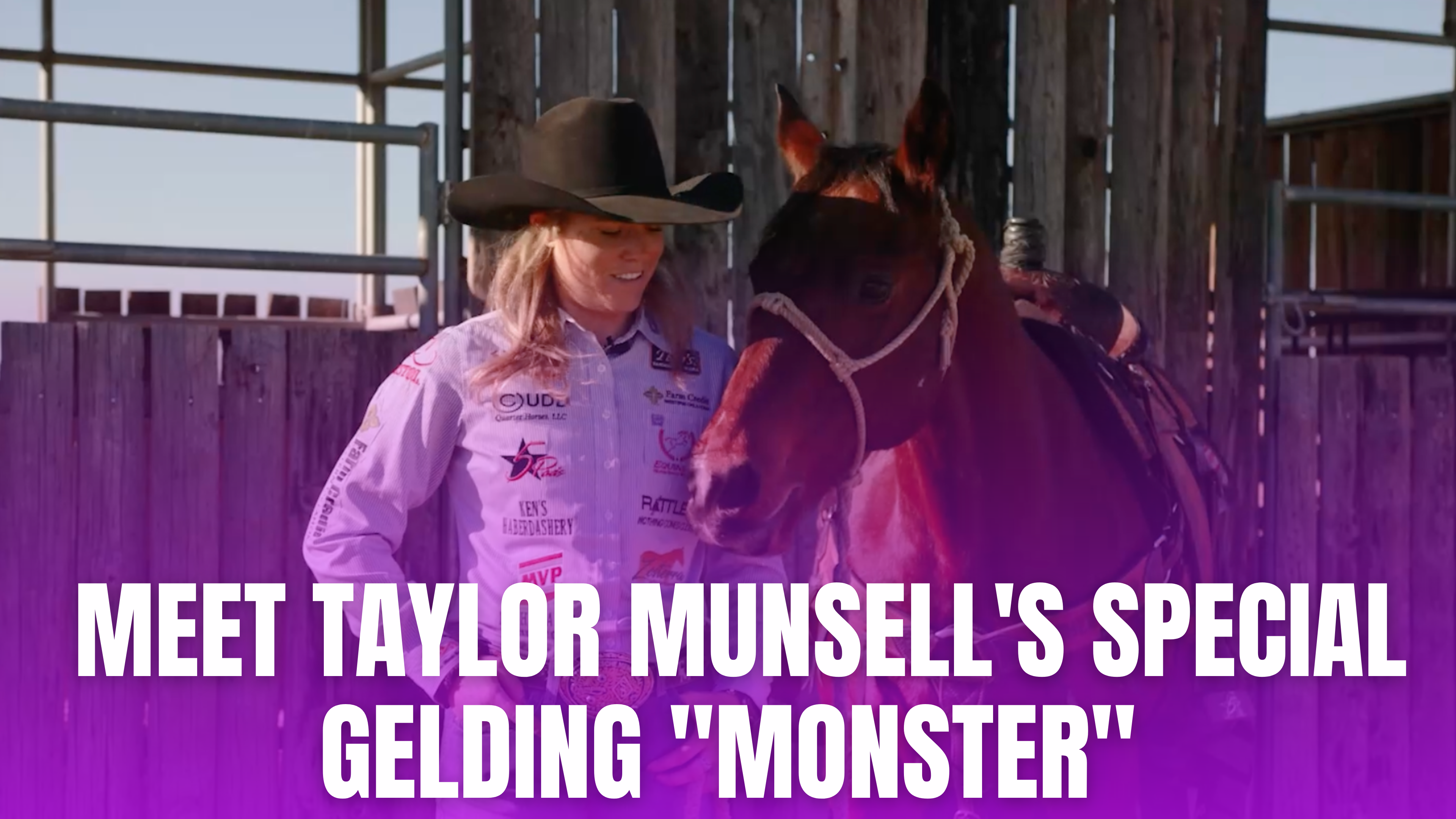 Meet Taylor Munsell's Special Gelding "Monster"