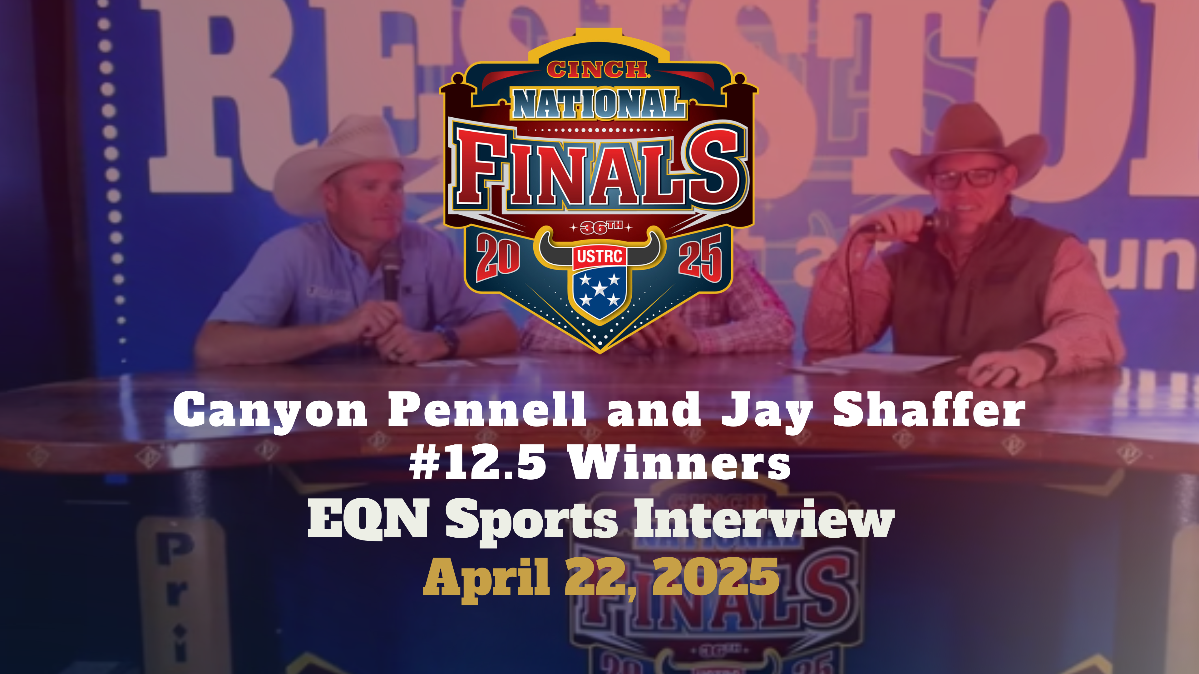 Canyon Pennell and Jay Shaffer, 12.5 Champions | USTRC National Finals | 4/22/25