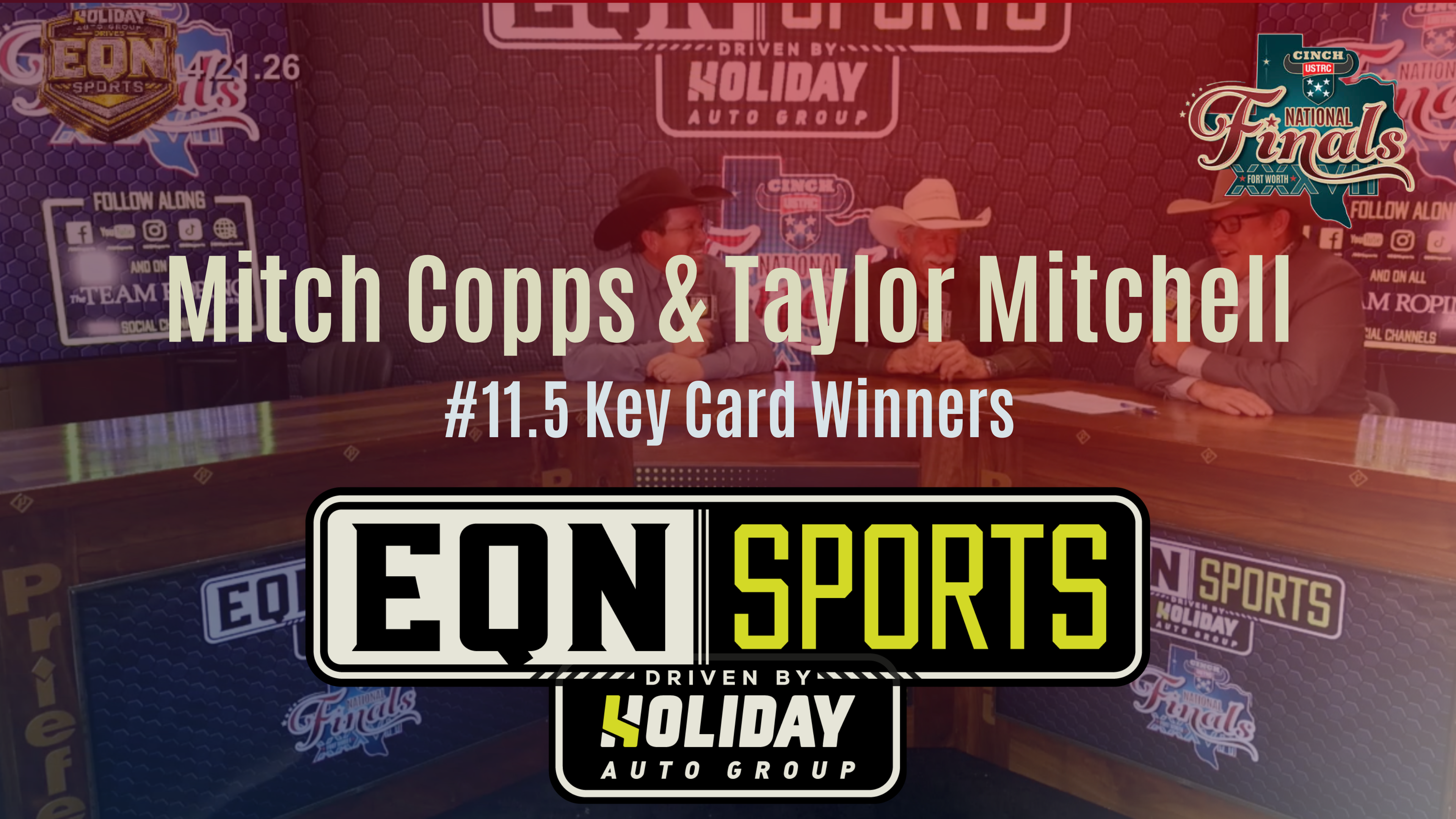 Mitch Copps & Taylor Mitchell, 11.5 Key Card Winners | USTRC NFTR | EQN Sports
