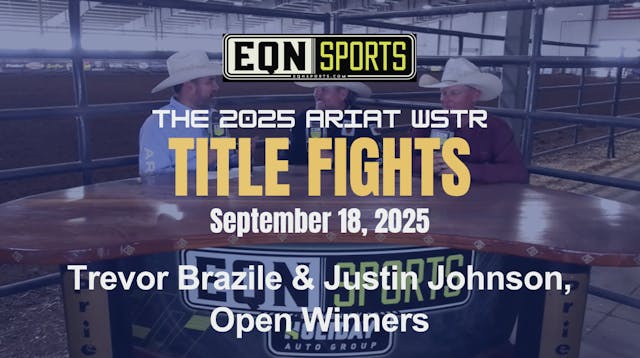 Trevor Brazile & Justin Johnson, Open...