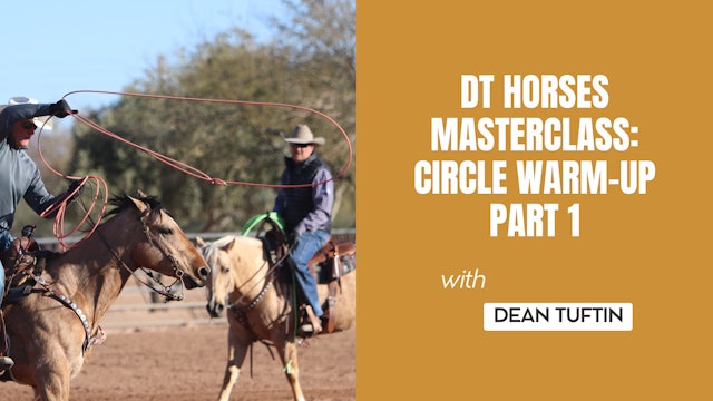DT Horses Masterclass: Circle Warm-Up Part 1