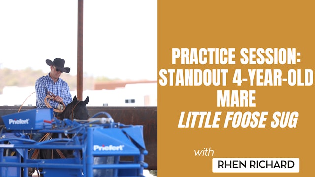 Practice Session: Standout 4-year-old mare Little Foose Sug