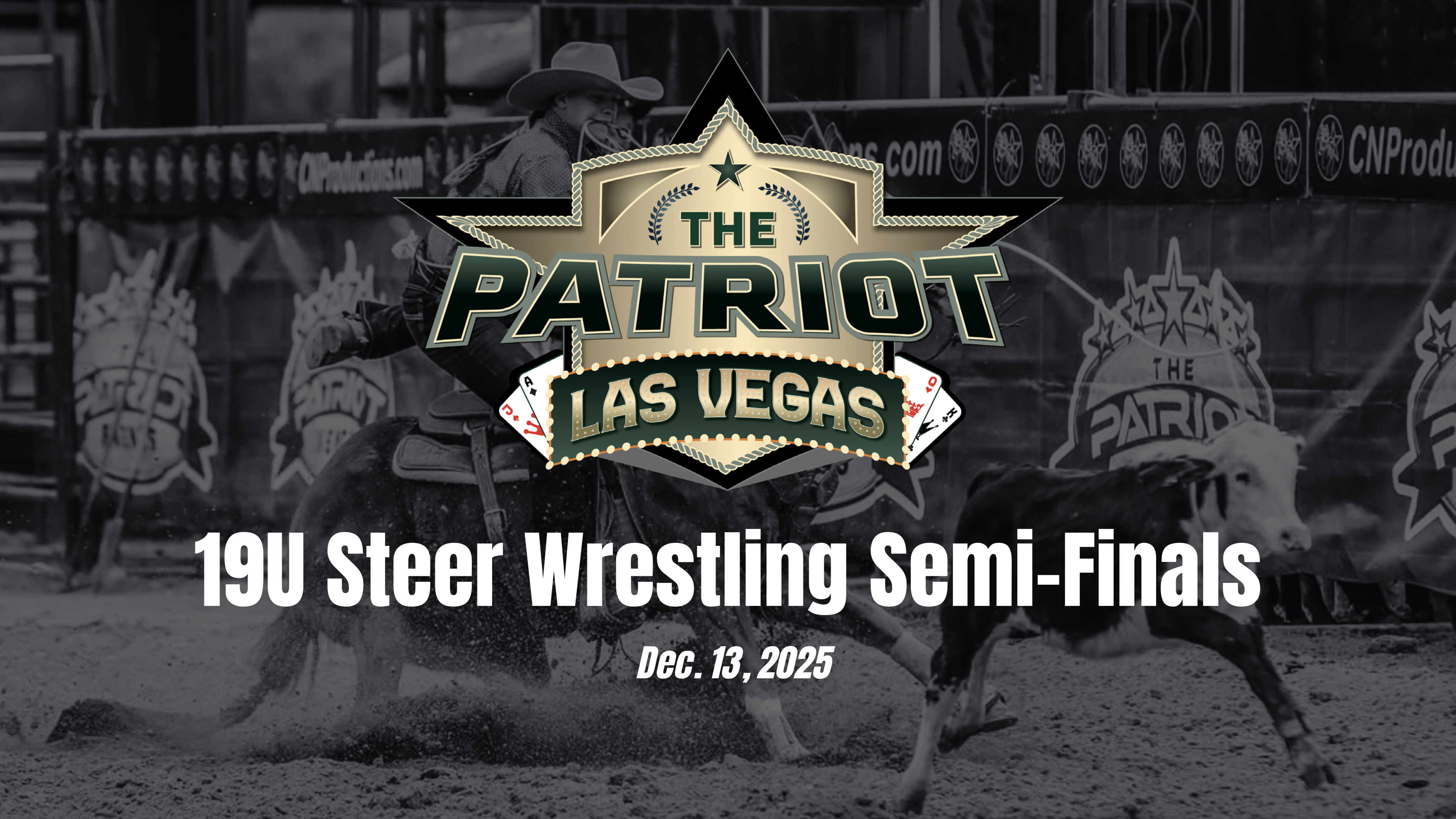 19U Steer Wrestling Semi-Finals | Patriot Event Las Vegas | December 13, 2025