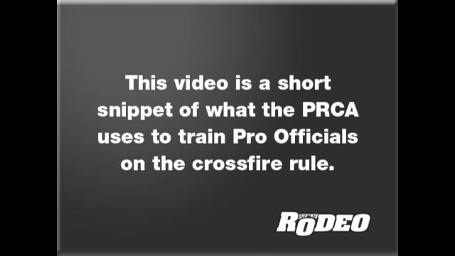 Crossfire Rule