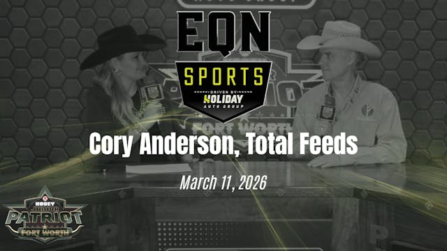 Cory Anderson, Total Feeds | EQN Spor...