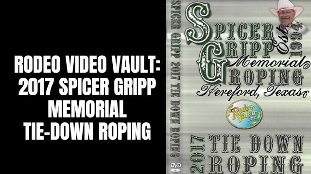 2017 Spicer Gripp Memorial | Tie-Down...
