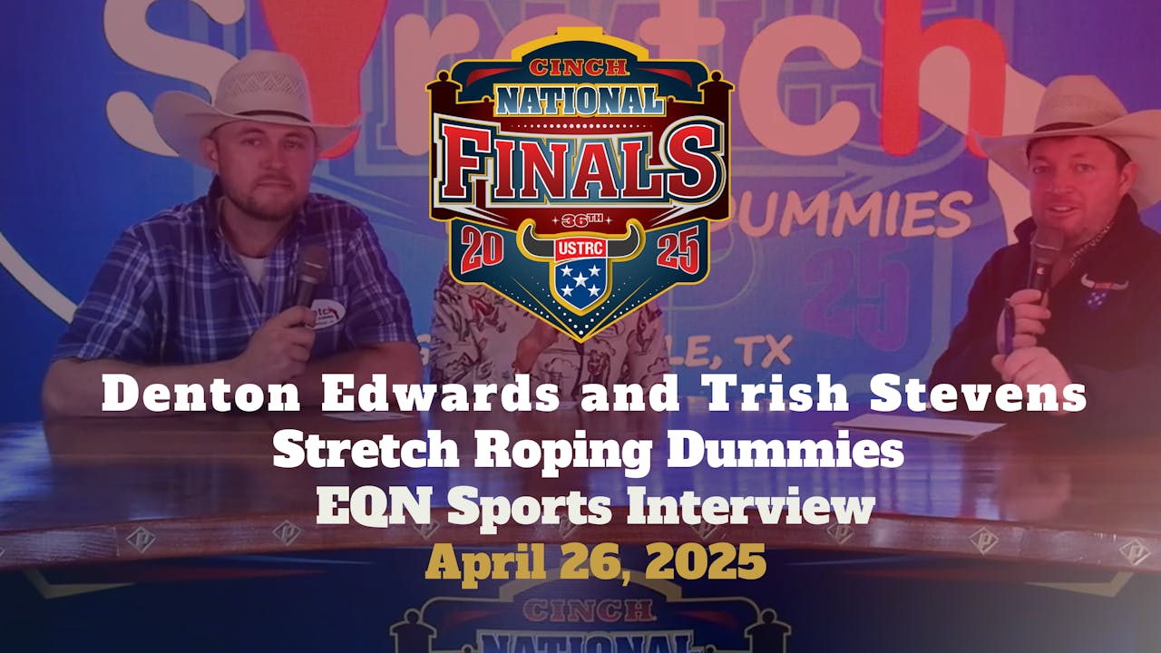 Denton Edwards and Trish Stevens, Stretch Roping Dummies | USTRC NFTR ...