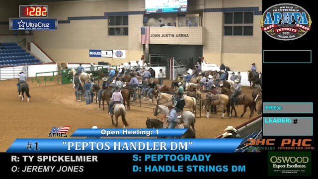 2021 ARHFA Futurity Open Heeling Round 1