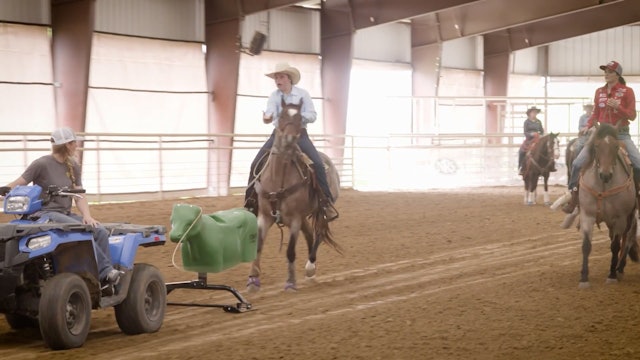 Roping Lesson on Horseback with Shelby Boisjoli and Kelsie Domer