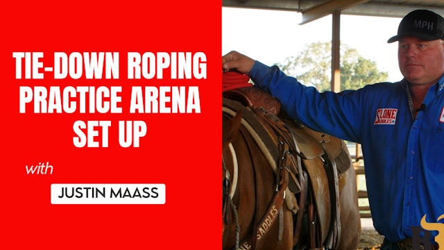 Tie Down Roping Practice Arena Setup