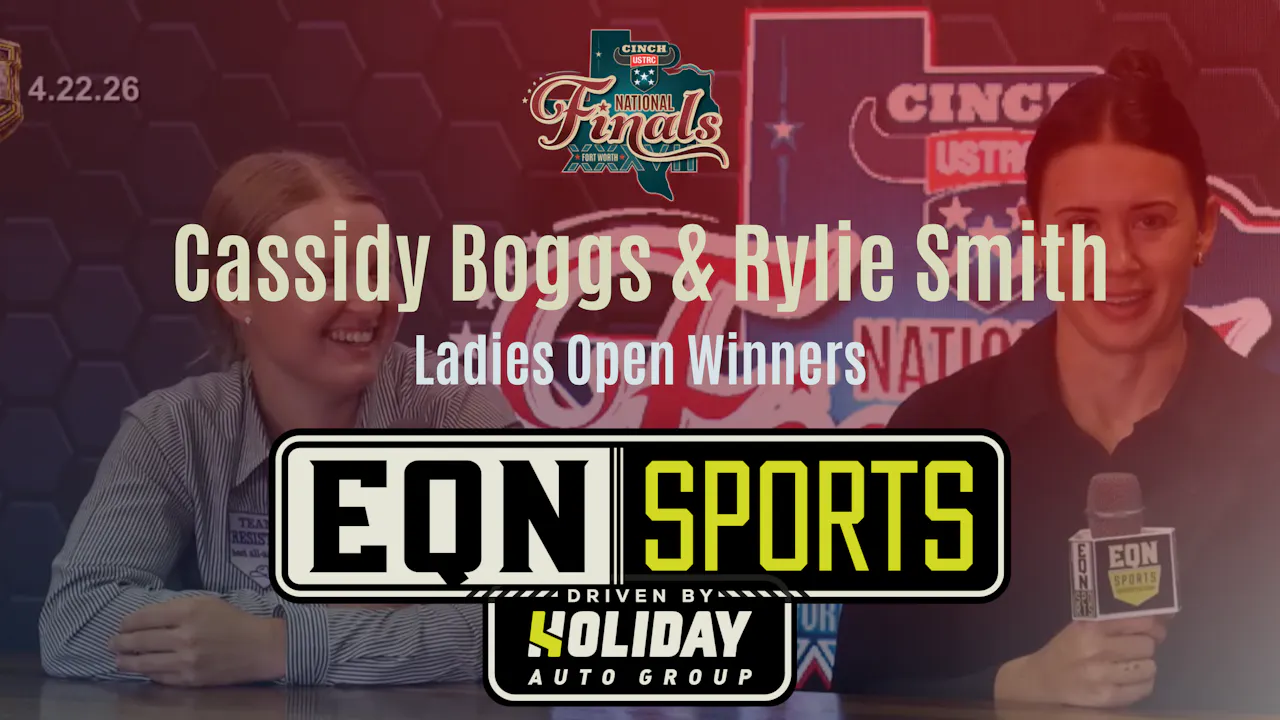 Cassidy Boggs & Rylie Smith, Ladies Open Winners | USTRC NFTR | EQN ...